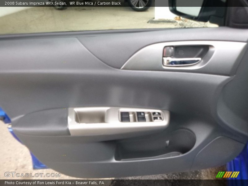 WR Blue Mica / Carbon Black 2008 Subaru Impreza WRX Sedan