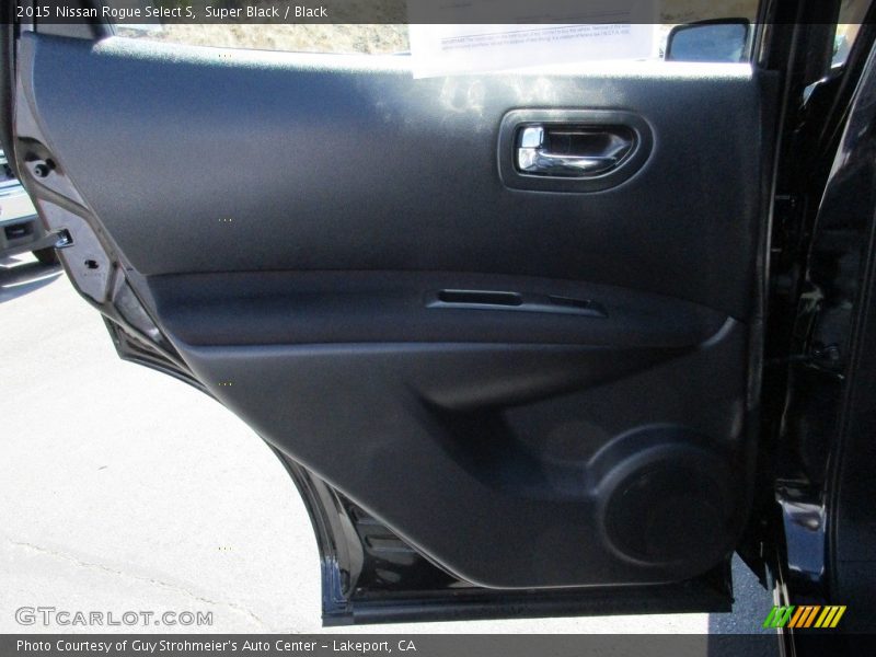 Super Black / Black 2015 Nissan Rogue Select S