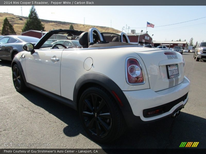 Pepper White / Carbon Black 2014 Mini Cooper S Roadster