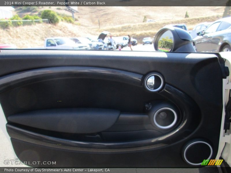 Pepper White / Carbon Black 2014 Mini Cooper S Roadster