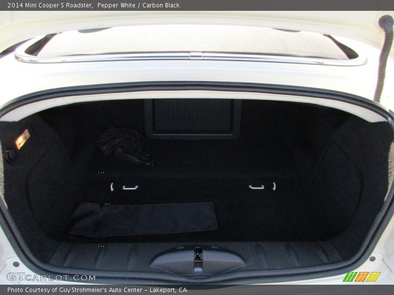 Pepper White / Carbon Black 2014 Mini Cooper S Roadster