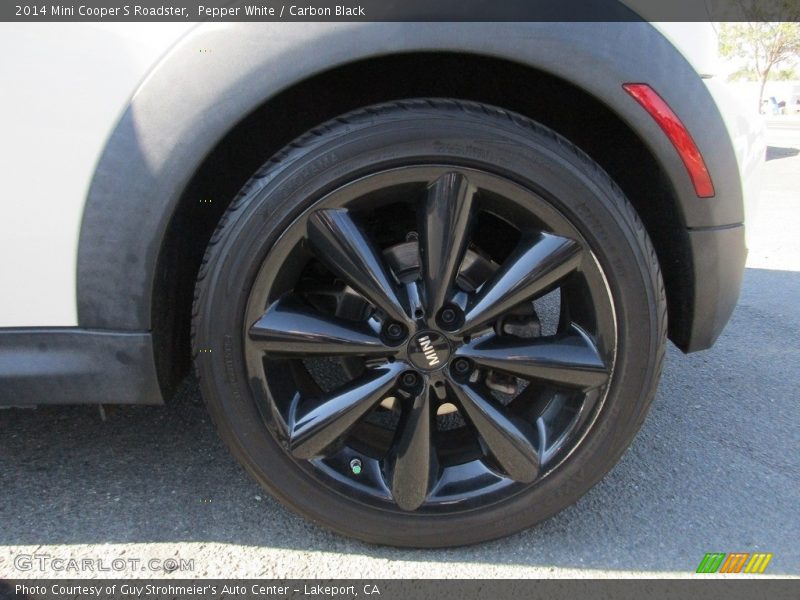 Pepper White / Carbon Black 2014 Mini Cooper S Roadster