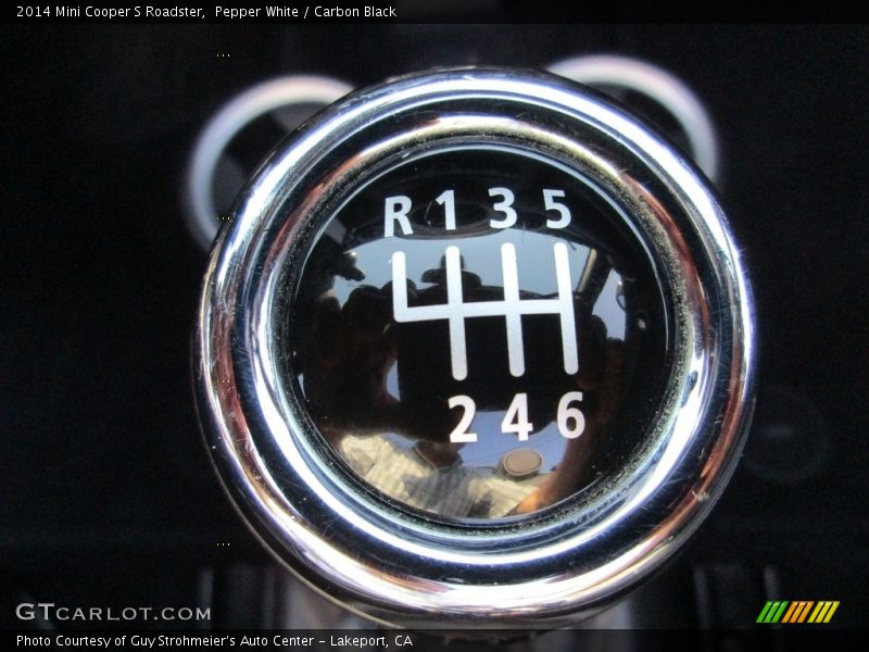 Pepper White / Carbon Black 2014 Mini Cooper S Roadster