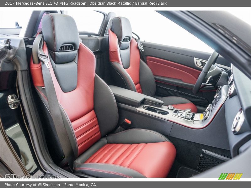  2017 SLC 43 AMG Roadster Bengal Red/Black Interior