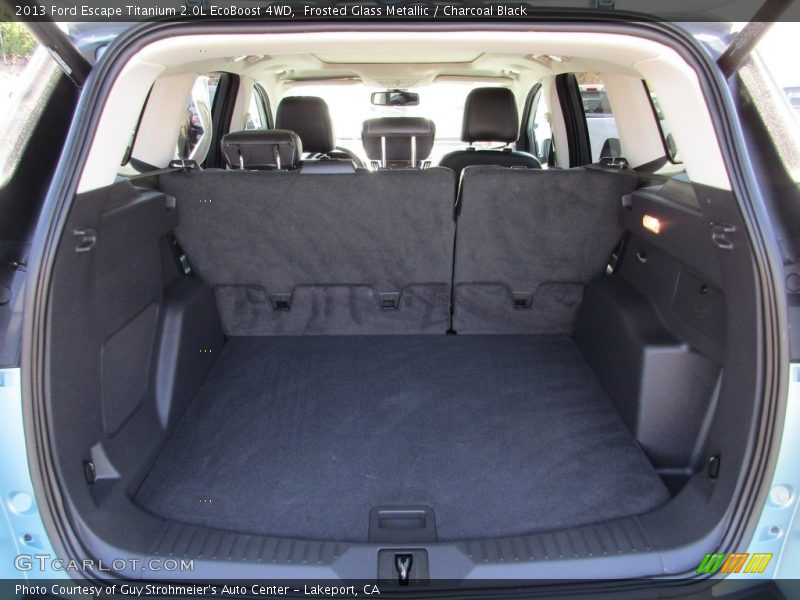 Frosted Glass Metallic / Charcoal Black 2013 Ford Escape Titanium 2.0L EcoBoost 4WD