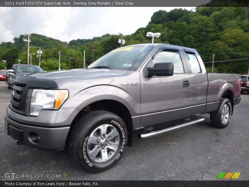 Sterling Grey Metallic / Steel Gray 2011 Ford F150 STX SuperCab 4x4