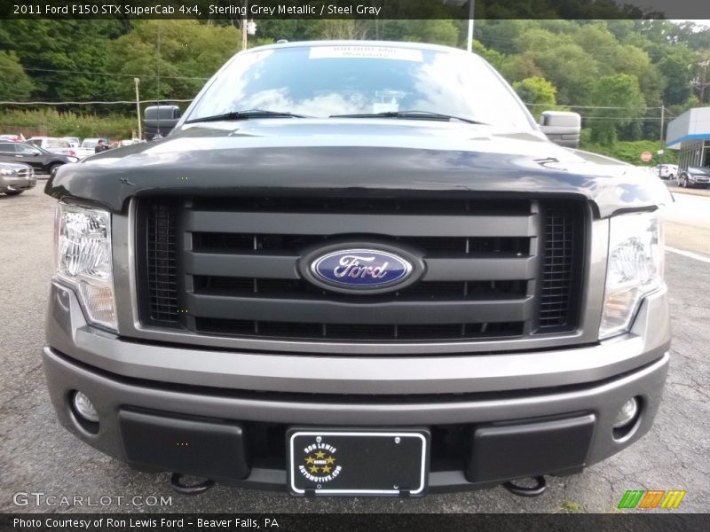 Sterling Grey Metallic / Steel Gray 2011 Ford F150 STX SuperCab 4x4