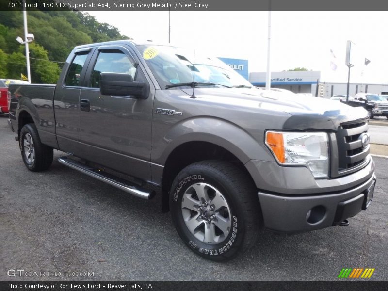 Sterling Grey Metallic / Steel Gray 2011 Ford F150 STX SuperCab 4x4