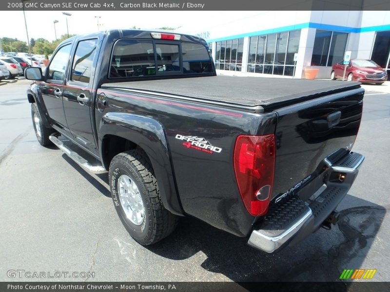 Carbon Black Metallic / Ebony 2008 GMC Canyon SLE Crew Cab 4x4