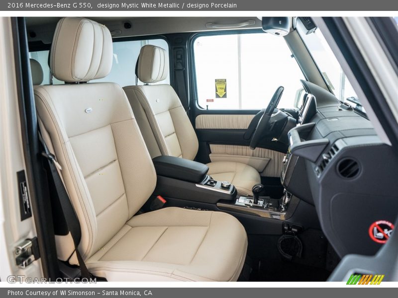  2016 G 550 designo Porcelain Interior