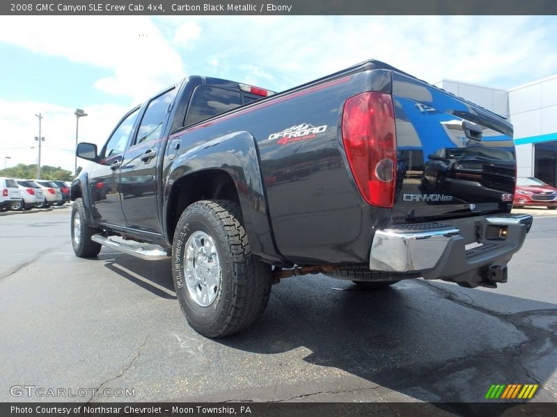 Carbon Black Metallic / Ebony 2008 GMC Canyon SLE Crew Cab 4x4