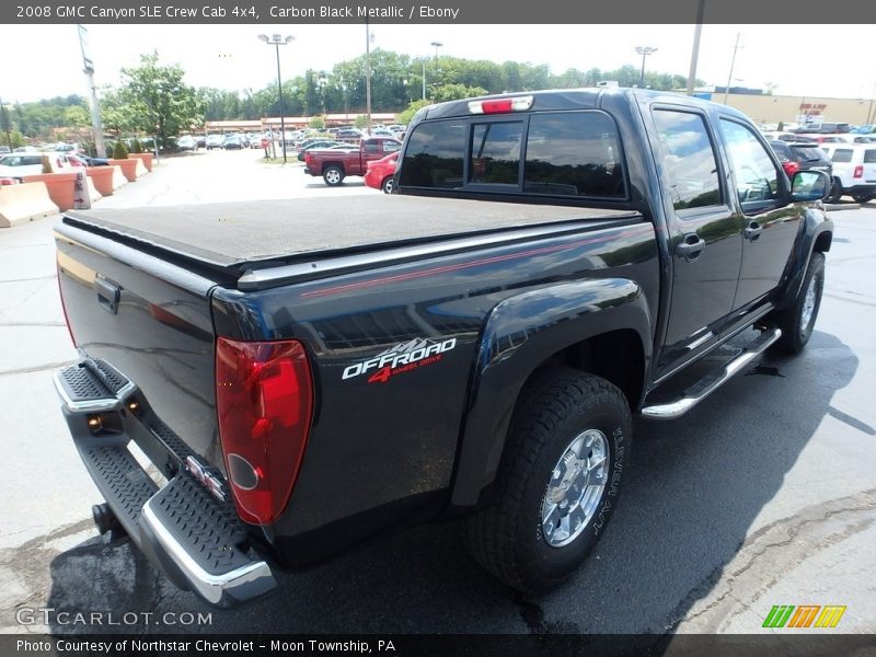 Carbon Black Metallic / Ebony 2008 GMC Canyon SLE Crew Cab 4x4