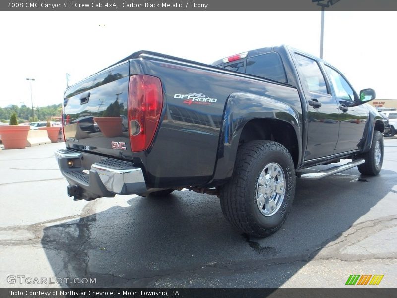 Carbon Black Metallic / Ebony 2008 GMC Canyon SLE Crew Cab 4x4