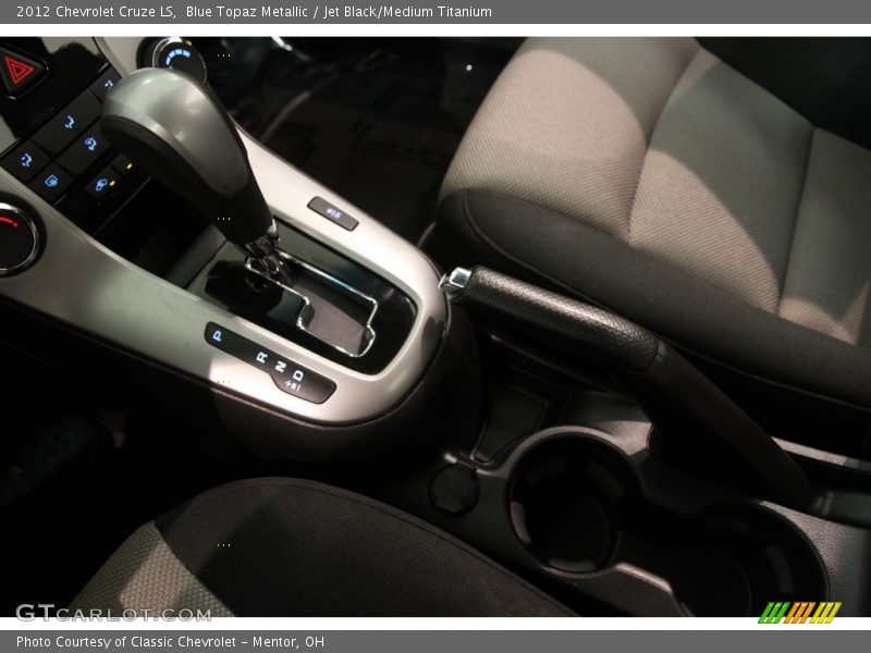 Blue Topaz Metallic / Jet Black/Medium Titanium 2012 Chevrolet Cruze LS
