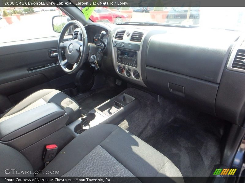 Carbon Black Metallic / Ebony 2008 GMC Canyon SLE Crew Cab 4x4