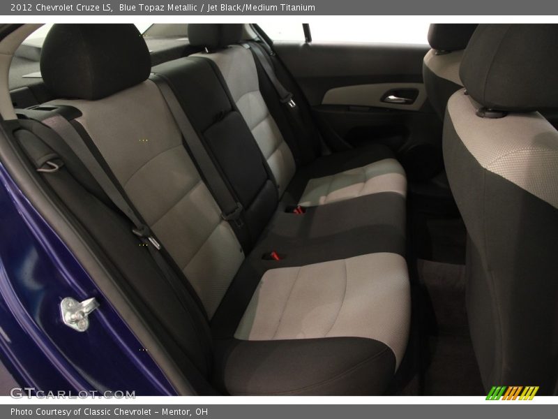 Blue Topaz Metallic / Jet Black/Medium Titanium 2012 Chevrolet Cruze LS