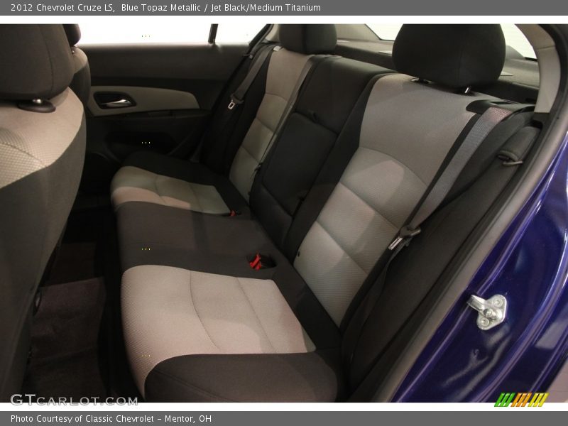 Blue Topaz Metallic / Jet Black/Medium Titanium 2012 Chevrolet Cruze LS