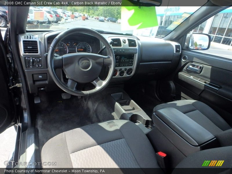 Carbon Black Metallic / Ebony 2008 GMC Canyon SLE Crew Cab 4x4