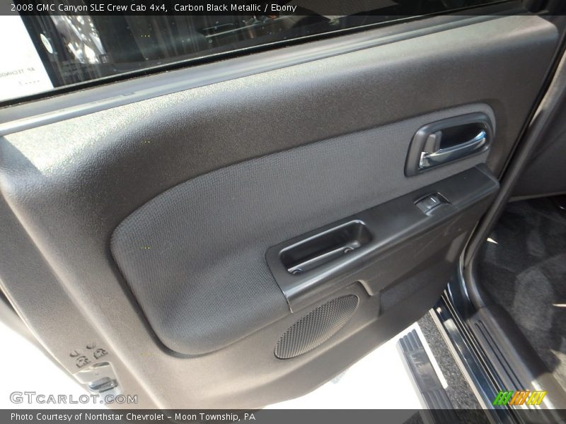 Carbon Black Metallic / Ebony 2008 GMC Canyon SLE Crew Cab 4x4