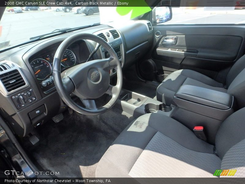 Carbon Black Metallic / Ebony 2008 GMC Canyon SLE Crew Cab 4x4