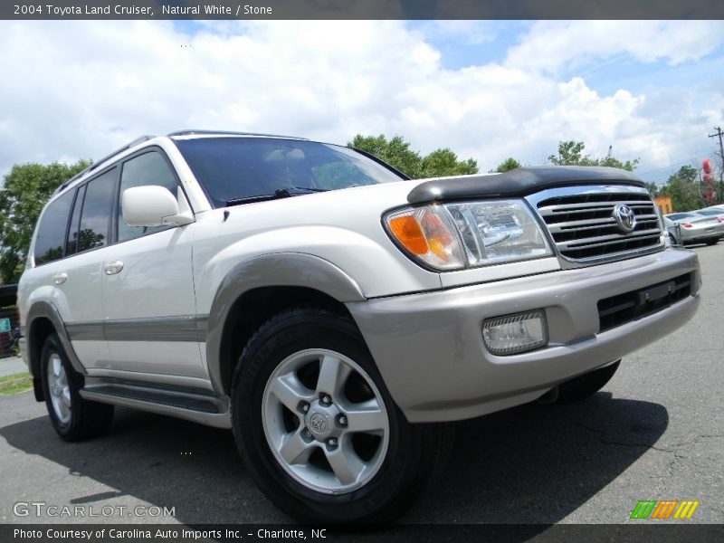 Natural White / Stone 2004 Toyota Land Cruiser