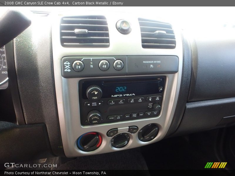 Carbon Black Metallic / Ebony 2008 GMC Canyon SLE Crew Cab 4x4