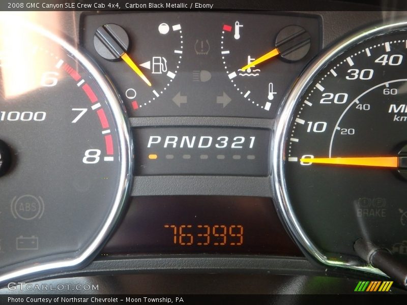Carbon Black Metallic / Ebony 2008 GMC Canyon SLE Crew Cab 4x4