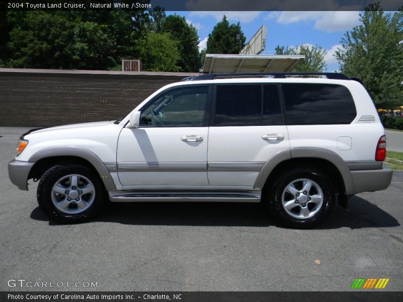 Natural White / Stone 2004 Toyota Land Cruiser