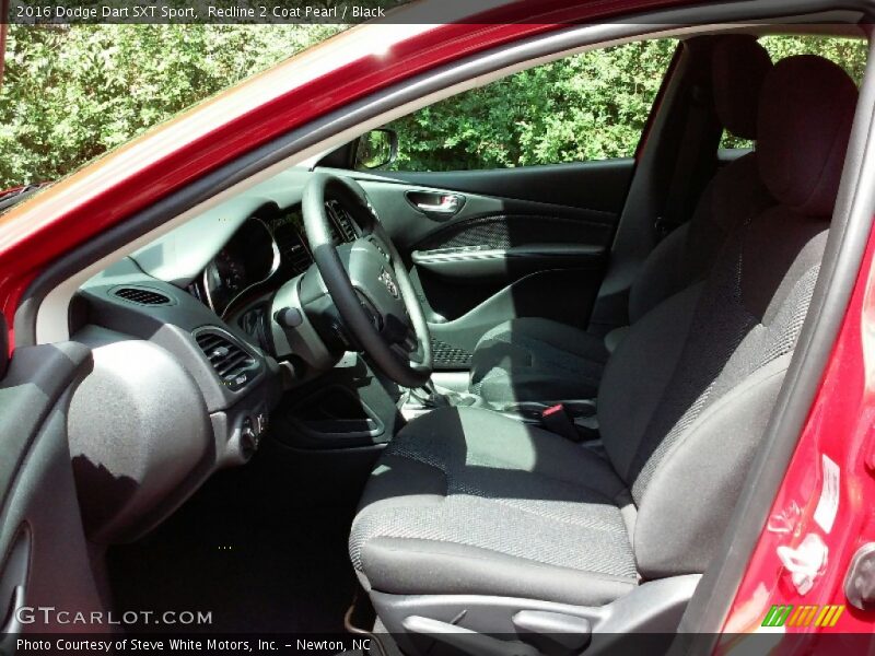  2016 Dart SXT Sport Black Interior