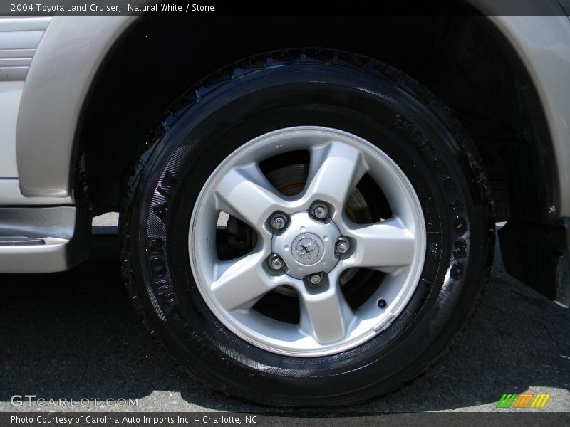 Natural White / Stone 2004 Toyota Land Cruiser