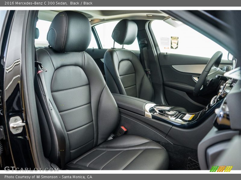 Black / Black 2016 Mercedes-Benz C 300 Sedan