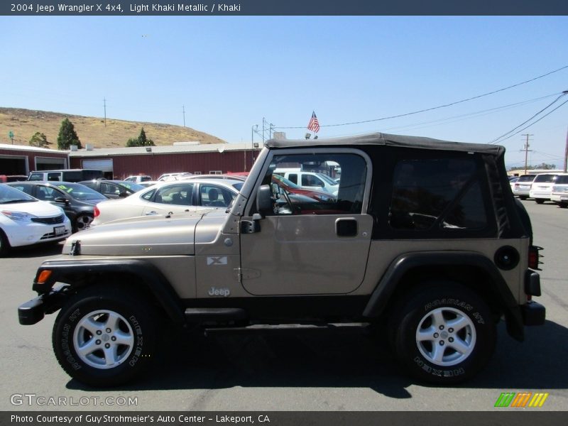 Light Khaki Metallic / Khaki 2004 Jeep Wrangler X 4x4