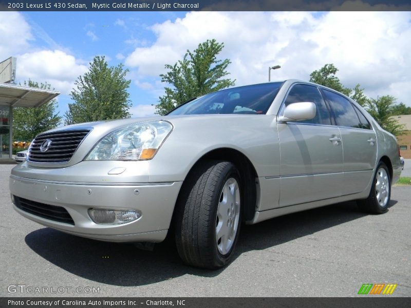 Mystic Gold Metallic / Light Charcoal 2003 Lexus LS 430 Sedan