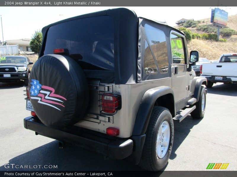 Light Khaki Metallic / Khaki 2004 Jeep Wrangler X 4x4