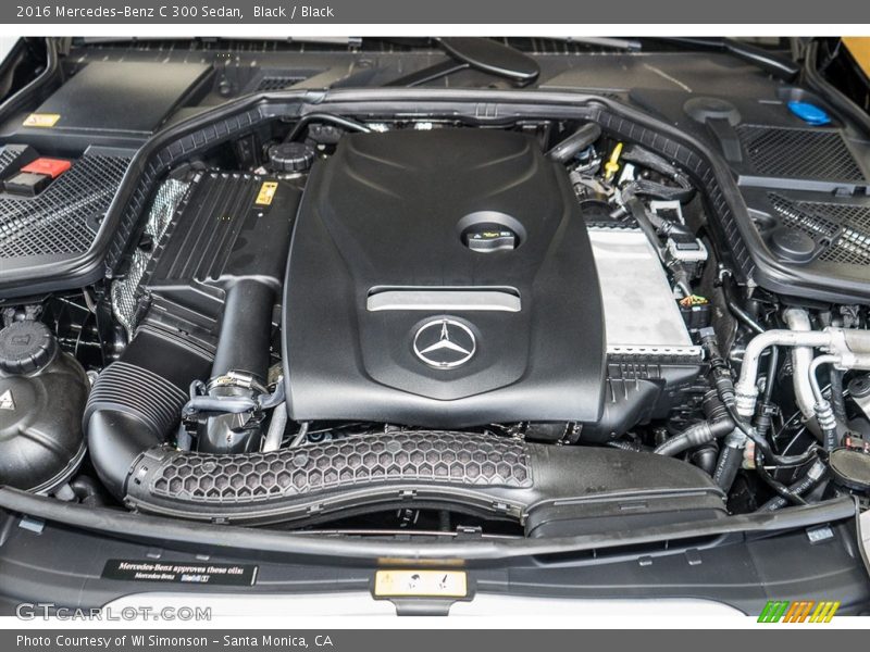 Black / Black 2016 Mercedes-Benz C 300 Sedan