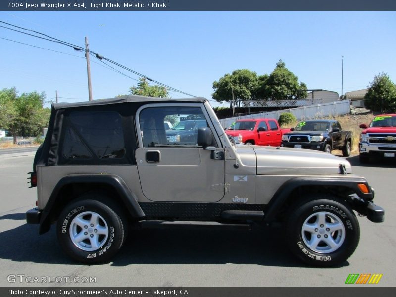 Light Khaki Metallic / Khaki 2004 Jeep Wrangler X 4x4