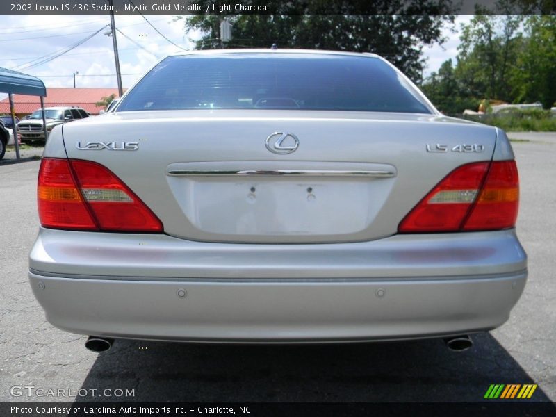 Mystic Gold Metallic / Light Charcoal 2003 Lexus LS 430 Sedan