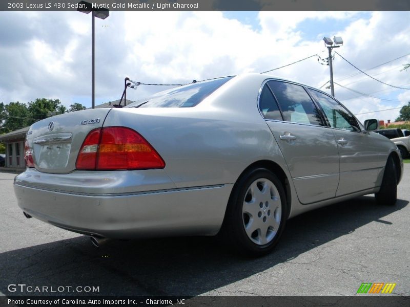 Mystic Gold Metallic / Light Charcoal 2003 Lexus LS 430 Sedan