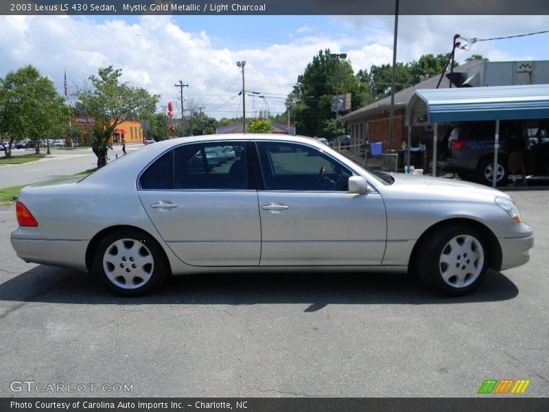 Mystic Gold Metallic / Light Charcoal 2003 Lexus LS 430 Sedan