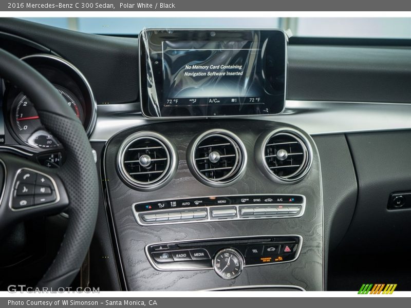 Polar White / Black 2016 Mercedes-Benz C 300 Sedan