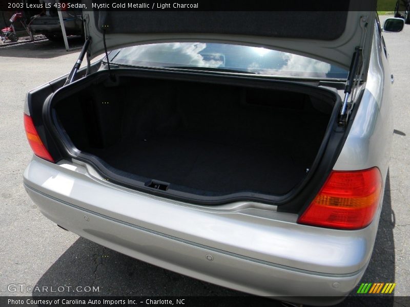 Mystic Gold Metallic / Light Charcoal 2003 Lexus LS 430 Sedan