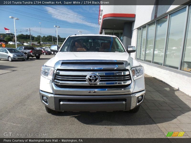 Super White / 1794 Black/Brown 2016 Toyota Tundra 1794 CrewMax 4x4