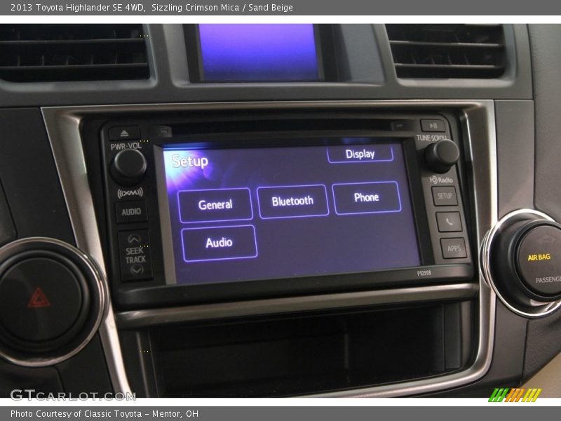 Sizzling Crimson Mica / Sand Beige 2013 Toyota Highlander SE 4WD