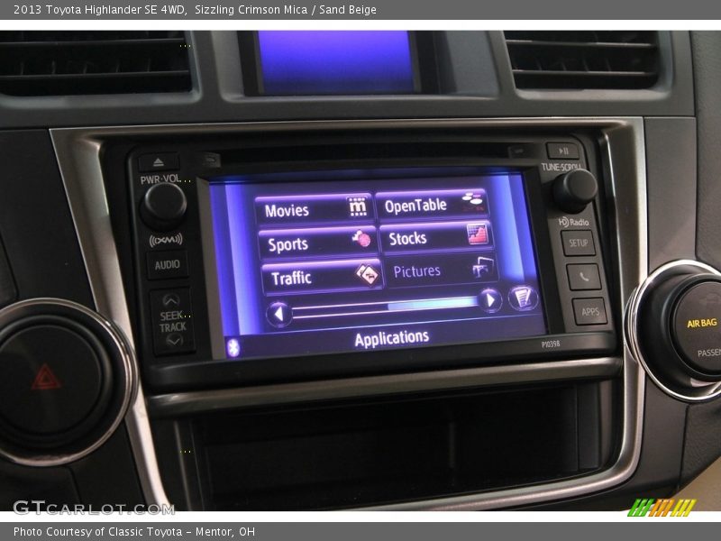 Sizzling Crimson Mica / Sand Beige 2013 Toyota Highlander SE 4WD