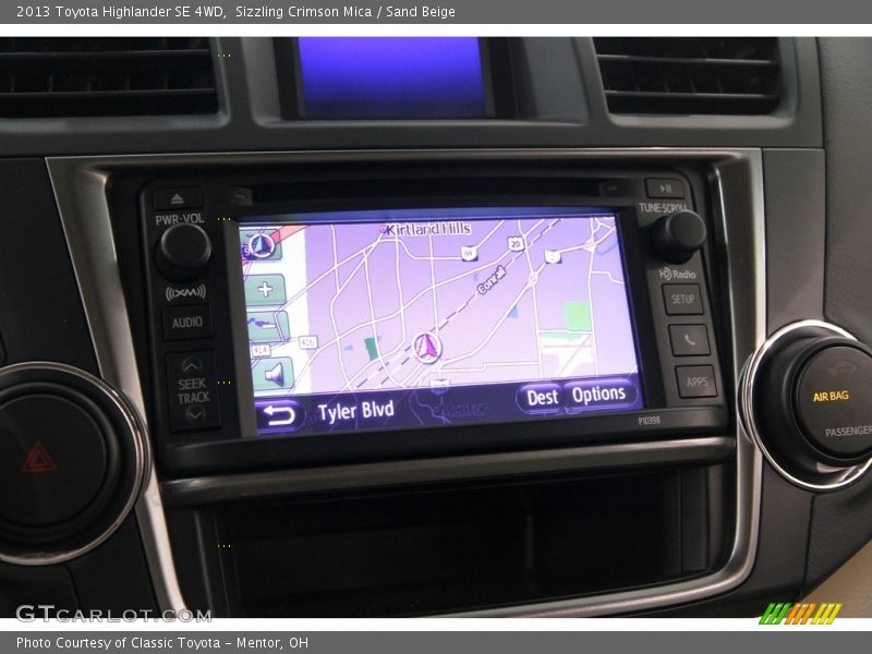 Sizzling Crimson Mica / Sand Beige 2013 Toyota Highlander SE 4WD