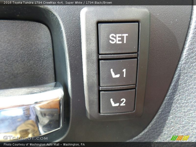 Super White / 1794 Black/Brown 2016 Toyota Tundra 1794 CrewMax 4x4