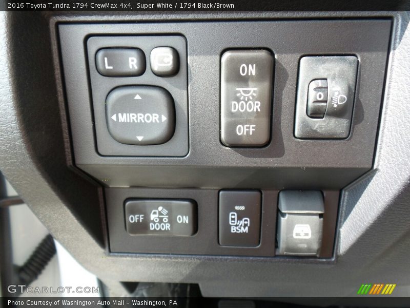 Super White / 1794 Black/Brown 2016 Toyota Tundra 1794 CrewMax 4x4