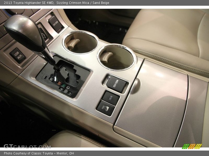 Sizzling Crimson Mica / Sand Beige 2013 Toyota Highlander SE 4WD