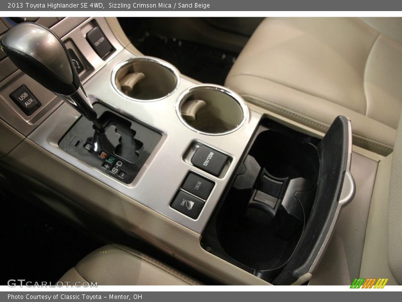 Sizzling Crimson Mica / Sand Beige 2013 Toyota Highlander SE 4WD