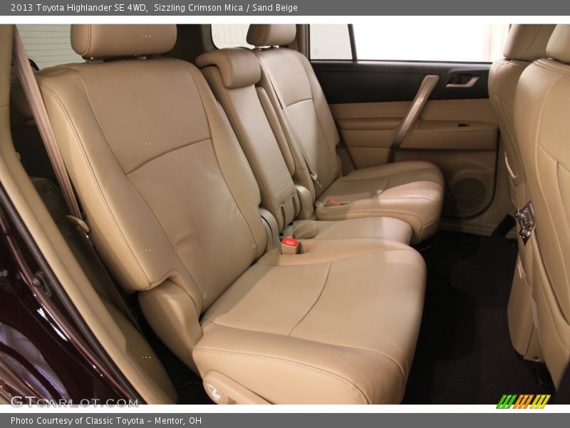 Sizzling Crimson Mica / Sand Beige 2013 Toyota Highlander SE 4WD